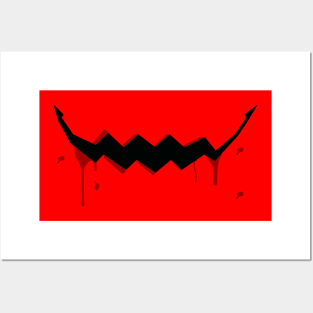 smile killer impostors mouth Posters and Art